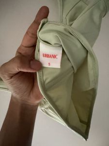 Urbanic Sage Green Corset Crop Top