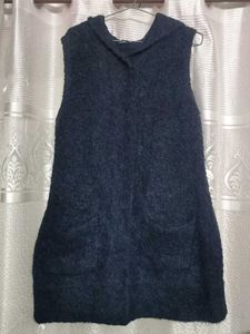 Cozy Sleeveless Knit Cardigan