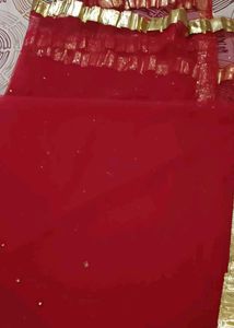 red gotta dupatta