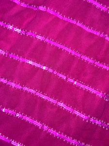 Sheer Fuchsia Top with Sequins