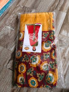 Vibrant Floral Print saree