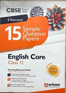 CBSE Class 12 English Core Sample Papers 2024