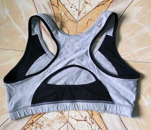 Grey Sports Bra