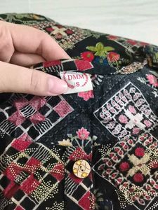 Bohemian black Print Kurta