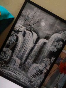 Handmade Waterfall Painting