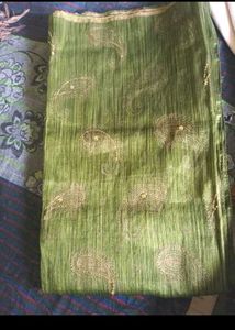 Beautiful Green Paisley Saree
