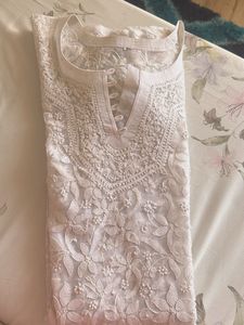 FIXED PRICE- White Chikankari Kurta