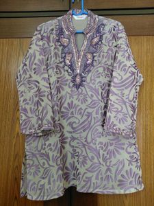 Embellished Chiffon sheer ethnic top