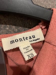 Monteau Los Angeles Dusty Rose Wrap Jumpsuit
