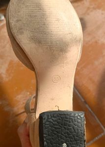 Elegant Beige Suede D'Orsay Heels