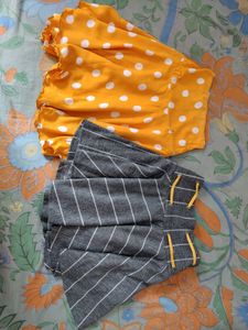 Pajama Set - Polka Dot &amp; Striped