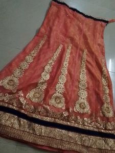 New Net Lehanga With Choli