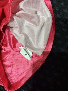 Hot Pink Satin Corset Top