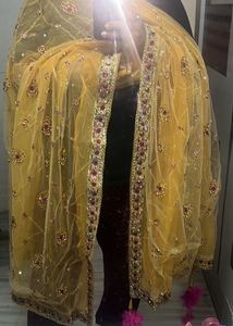 Partywear Dupatta with Tassels