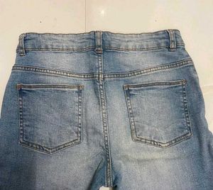 Embroidered Denim Jeans