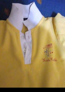 Kids' Yellow Outfit School Dress