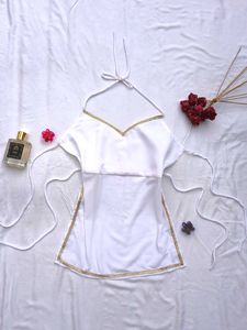 Y2k chatpati halter backless kurti🌙