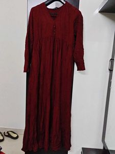 Aayu maroon Kurta embellished
