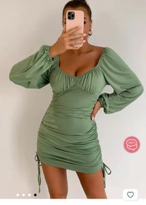 Chic Ruched Mini Dress