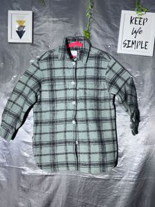 H&amp;M Oversized Plaid Shacket