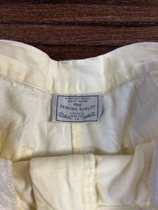 Pastel Yellow High-Waisted Shorts