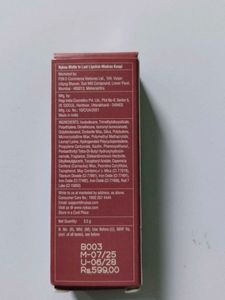Nykaa Matte To Last Lipstick