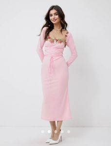 Pink Floral Dress