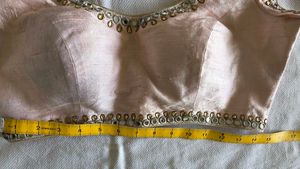 Elegant Pink Embroidered Blouse