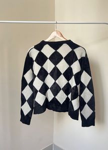 Boyfriend Argyle  Sweater