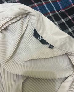 relaxed Cream off white Button-Up Shirt oversized