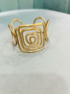 Unique Spiral Bangle Bracelet