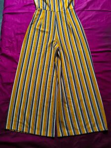 Striped Wide Leg Jumpsuit
