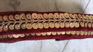 Maron Lace For Dress Saree / Dupatta