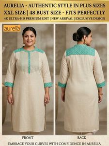 Authentic Aurelia Festive/Casual Kurti - Size XXL