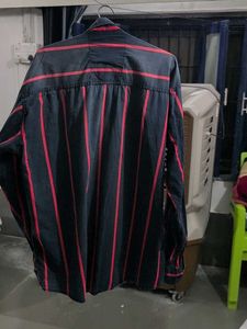 Striped Men's Long Sleeve Shirt
