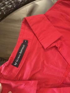 Stylish Pink Button-Down Dress