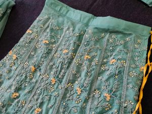 Heavy Zardozi &amp; Resham Embroidery Lehenga