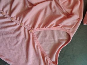 Pink Ribbed Cropped Cardigan top