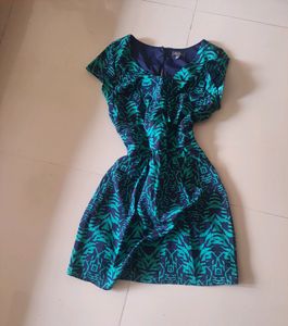 Printed Fit &amp; Flare Dress