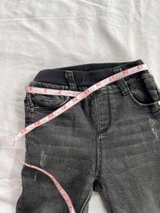Grey Distressed Skinny Jeans