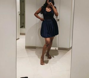 Navy Blue mini Dress - zudio