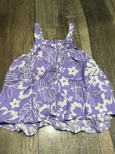 Cute Floral Print Summer Top