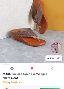 Stylish Braided Wedge Sandals