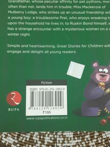 GREAT STORIES FOR CHILDREN  BY RUSKIN BOND