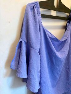 Lavender Off-Shoulder Top
