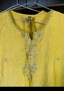Yellow Sharara Set