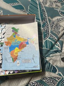 Dolly Plastic India Map Puzzle