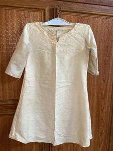 TWO Cream Kurtas