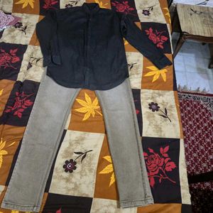 Stylish Men's Shirt &amp; Jeans Outfit