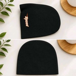 Red &amp; Black Diamond Knit Beanie cap